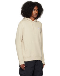 Sweat à capuche beige Nike