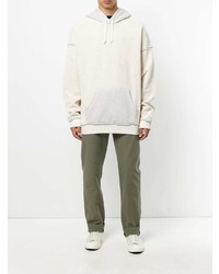 Sweat à capuche beige Maison Margiela