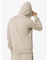 Sweat à capuche beige Rick Owens DRKSHDW