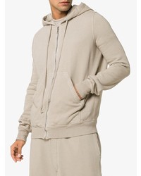 Sweat à capuche beige Rick Owens DRKSHDW