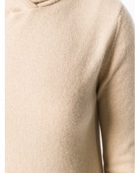 Sweat à capuche beige Cashmere In Love