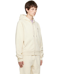 Sweat à capuche beige AMI Alexandre Mattiussi