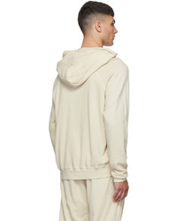 Sweat à capuche beige Les Tien