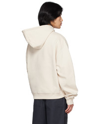 Sweat à capuche beige Axel Arigato