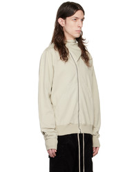 Sweat à capuche beige Rick Owens DRKSHDW