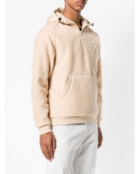 Sweat à capuche beige Paterson.