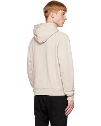 Sweat à capuche beige Heliot Emil