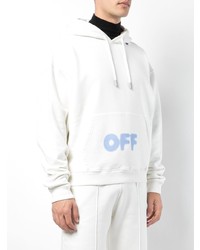 Sweat à capuche blanc Off-White