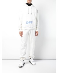 Sweat à capuche blanc Off-White