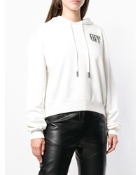 Sweat à capuche blanc Off-White