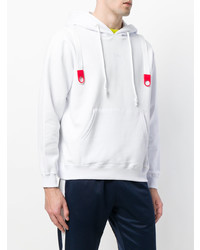 Sweat à capuche blanc Gcds