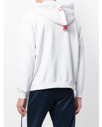 Sweat à capuche blanc Gcds