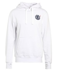 Sweat à capuche blanc Element