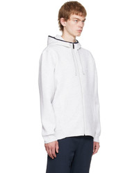 Sweat à capuche blanc BOSS