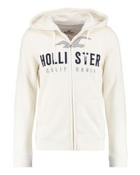 Sweat à capuche blanc Hollister Co.