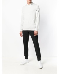 Sweat à capuche blanc Ermenegildo Zegna