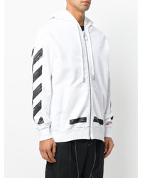 Sweat à capuche blanc Off-White