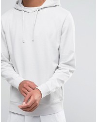 Sweat à capuche blanc Asos