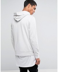 Sweat à capuche blanc Asos