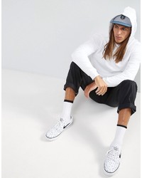 Sweat à capuche blanc Asos