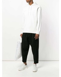 Sweat à capuche blanc Y-3