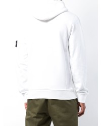 Sweat à capuche blanc Stone Island