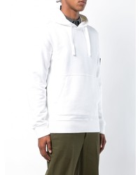 Sweat à capuche blanc Stone Island