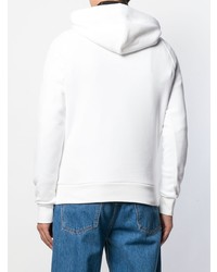 Sweat à capuche blanc Calvin Klein Jeans
