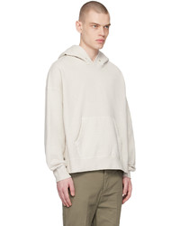 Sweat à capuche blanc VISVIM