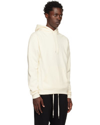 Sweat à capuche blanc John Elliott