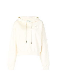 Sweat à capuche blanc Off-White