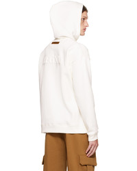 Sweat à capuche blanc Zegna