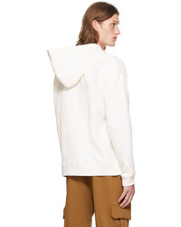 Sweat à capuche blanc Zegna