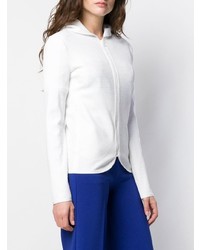 Sweat à capuche blanc Pinko