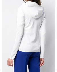 Sweat à capuche blanc Pinko