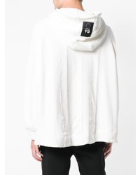 Sweat à capuche blanc Y-3