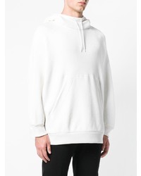 Sweat à capuche blanc Y-3