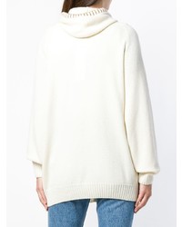 Sweat à capuche blanc Loewe