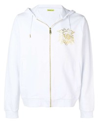 Sweat à capuche blanc VERSACE JEANS COUTURE