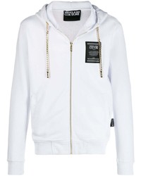 Sweat à capuche blanc VERSACE JEANS COUTURE