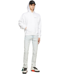 Sweat à capuche blanc Off-White