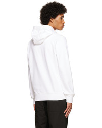 Sweat à capuche blanc Stone Island