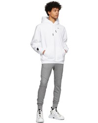 Sweat à capuche blanc McQ