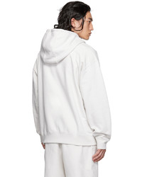 Sweat à capuche blanc Nike