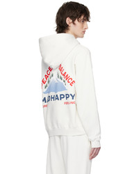 Sweat à capuche blanc Madhappy