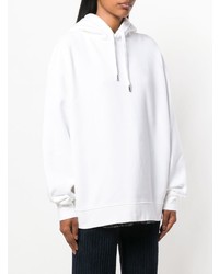 Sweat à capuche blanc Acne Studios