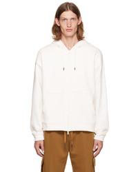 Sweat à capuche blanc Zegna