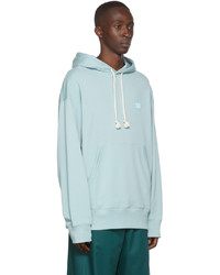 Sweat à capuche bleu clair Acne Studios