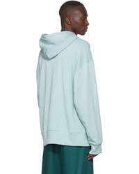 Sweat à capuche bleu clair Acne Studios