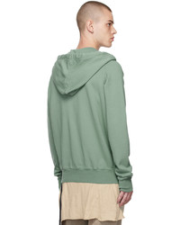 Sweat à capuche bleu clair Rick Owens DRKSHDW